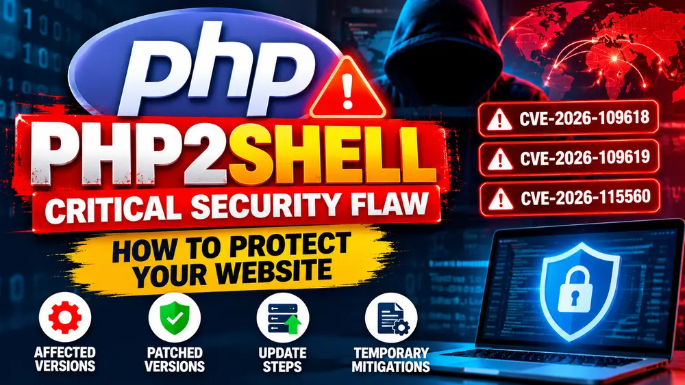 PHP2Shell Vulnerability: How to Protect Your WordPress Website and PHP Server